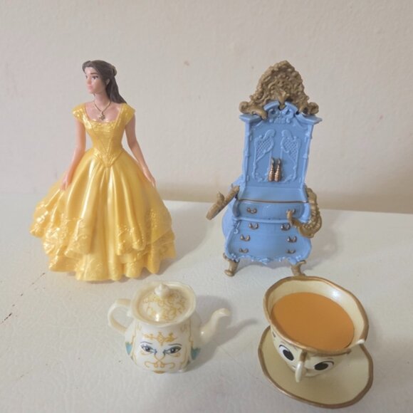 Disney Other - Disney  Beauty   The Beast Live Action Figure Playset